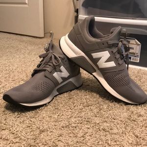 Size 10, New Balance, Grey, shoes, Gently Used.